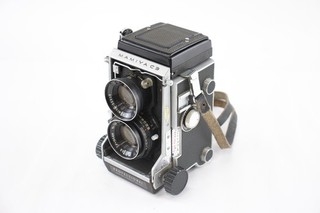 Mamiya C3 fotocamera professionale pellicola TLR funzionante meccanicamente con obiettivo 105mm
