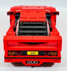 Lego Creator Expert FERRARI F40 10248 No box/instructions Missing 3 Stickers