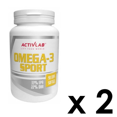 (Einheit/0,18 ) 2 x Activlab Omega-3 Sport, 2 x 90 Kapseln D/S