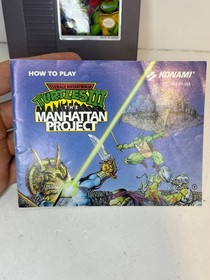 Teenage Mutant Ninja Turtles III 3 The Manhattan Project (NES) w/ Manual, Tested