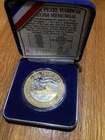 Pearl Harbor USS Arizona BB-39  Coin 1 Troy Oz .999 Fine Silver (2003)