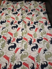 Pillowfort Multicolor Dinosaurs Full Size Sheet Set 4 Piece