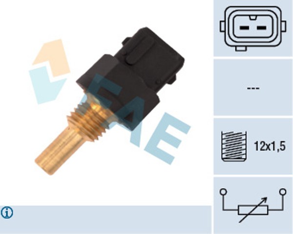 FAE KüHlmittel Wasser Temperatur Sensor 33590 FüR E36 E34 BMW M 12X1,5 3Er 5Er-image