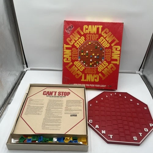 Vintage 1980 CAN'T STOP Parker Brothers Dice Strategy Board Game COMPLETE NO 122