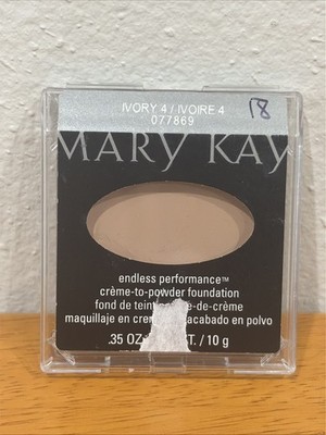 Mary Kay Endless Performance Creme-to-Powder Foundation IVORY 4 # 077869 NOS