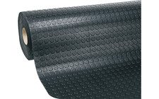 Tappetto PVC Bollo Nero Rivestimento Pavimento h 100 cm Runner Antiscivolo