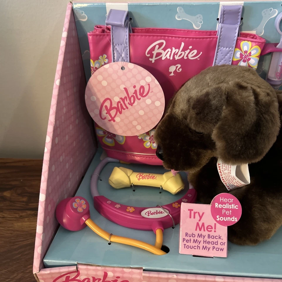 Barbie Hug N’ Heal Pet Doctor Brown Puppy 2008 Raro Foto 4 de 4