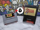 Legend of Zelda: A Link To The Past w/ Manual Tested SNES + Free Mario Pin