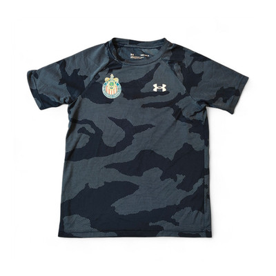 Under Armour Chivas Leo #4 Jersey Youth YMD Navy Black Soccer