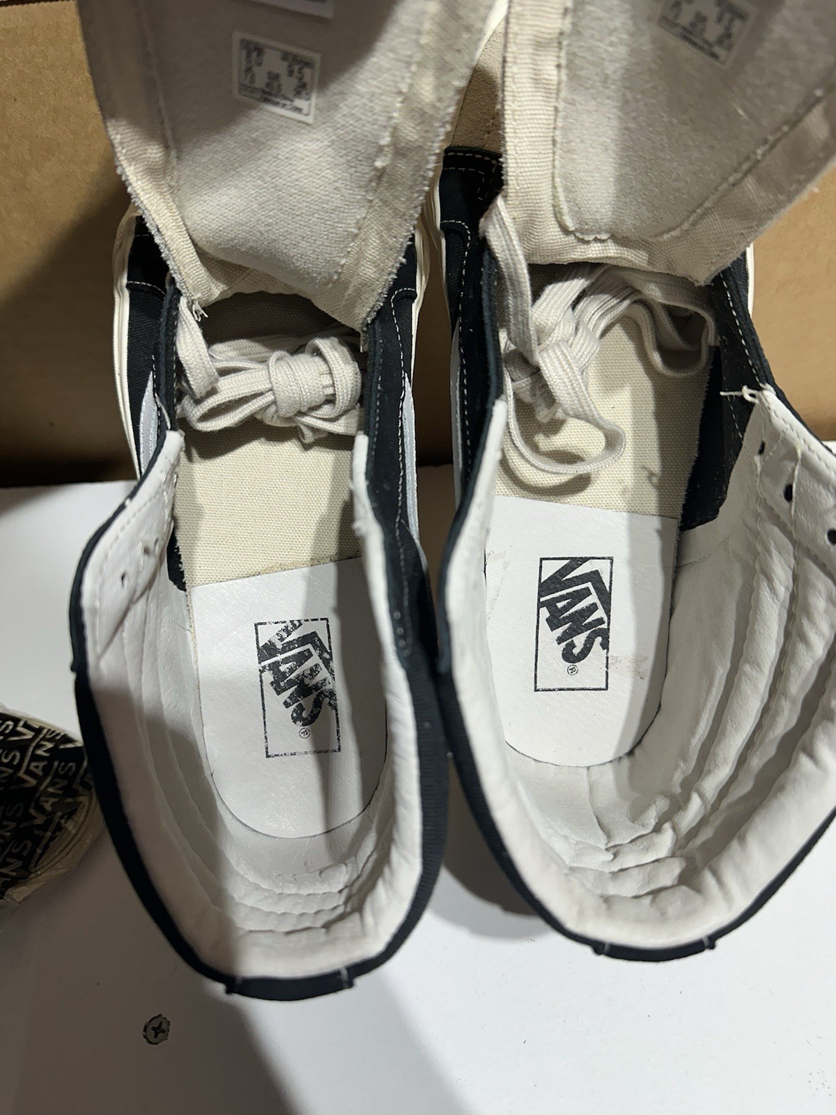 BRAND NEW FOG FEAR OF GOD VANS SK8-HI REISSUE BLACK CREAM US SIZE 8 MEN image 9