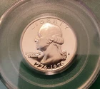 1976-S GEM Silver Proof Bicentennial Washington Quarter 25c PCGS PR69DCAM - 1776