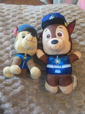 Paw Patrol Chase Plushies...Nickelodeon..X2
