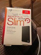 Seagate STHN2000400 Backup Plus Slim USB 3.0 2TB External Hard Drive - Black