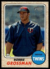 Robbie Grossman 2017 Topps Heritage #206 Minnesota Twins 25138 Baseball Card