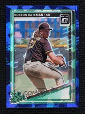 2025 Panini Donruss Optic Blue Cracked Ice Prizm 1/15 Boston Bateman #118 1n5