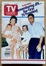 TV GUIDE Magazine VTG Issue - Nov 19-25, 1988 w/ Remembering JFK • Vanna White