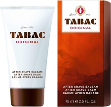 Image of Tabac Original Aftershave Balm for Men 75ml Post-Shave Care with Classic Fragran