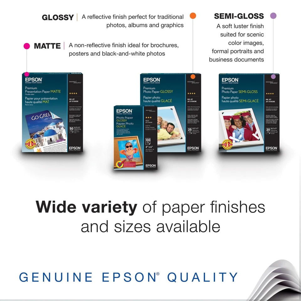 B Size White Matte Coated Inkjet Paper for Flyers Newsletters and Graphics 27 lb - Image 2 of 4