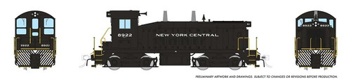 Rapido Trains 027090 HO NYC EMD SW9 Diesellok DC/Silent #8922 | Zustand: New