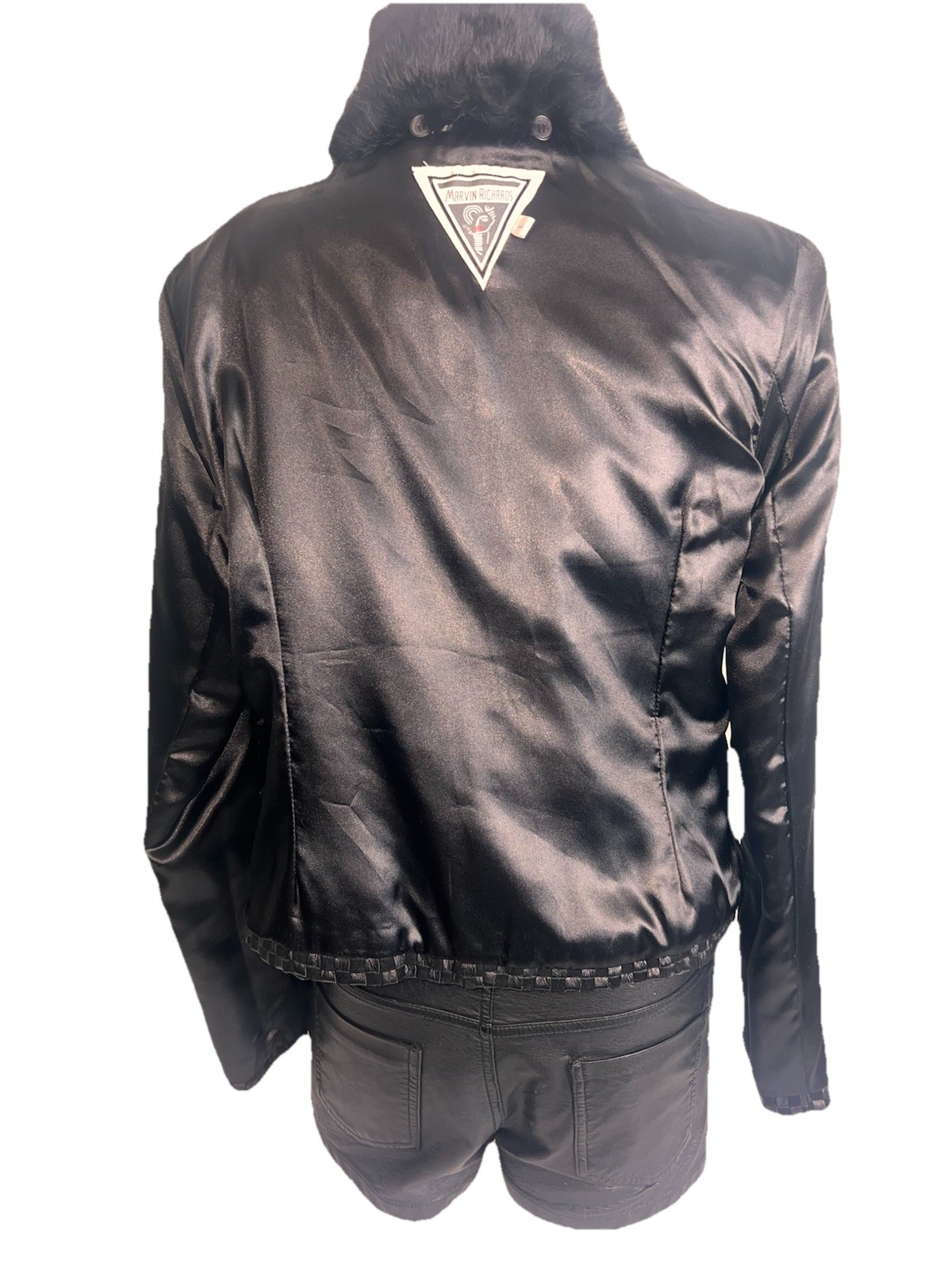 MARVIN RICHARDS Authentic Leather Jacket Black Ra… - image 18