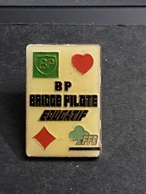 Pin s Société BP Sponsor De La Fédération Française De Bridge, Bildungspilot