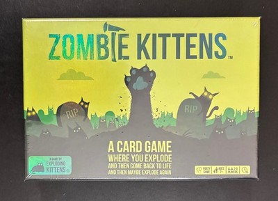 Zombie Kittens A Card Game by Exploding Kittens Brand NEW Factory Sealed