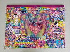 Lisa Frank Giant 2000 Stickers Creative Activity Pad Wall Sticker Colorful-Flaw