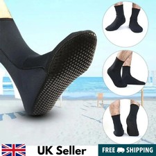 3mm Neoprene Wetsuit Socks Non-Slip Surf Swim Diving Beach Water Sports Boots UK