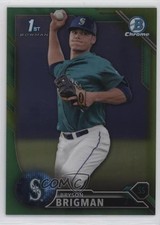 2016 Bowman Draft Chrome Picks Green Refractor 73/99 Bryson Brigman #BDC-105 0c4