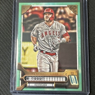 JERSEY # MATCH! 2022 Topps Gypsy Queen Mike Trout #72 Turquoise 27/199! ANGELS!