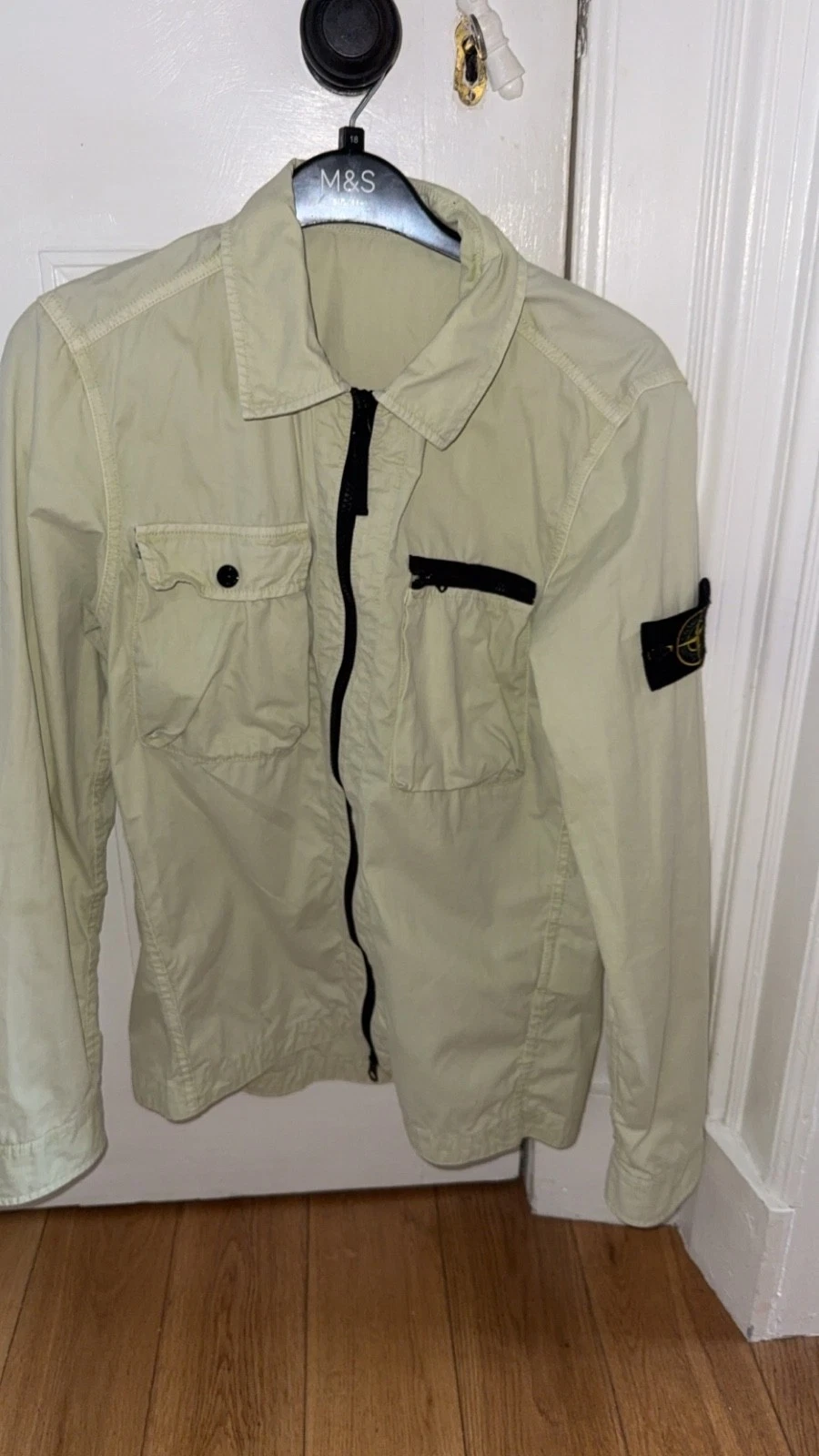 Stone Island Overshirt Jacket Men - Lime Green (Rare colour)