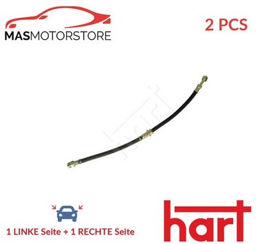 BREMSSCHLAUCH BREMSLEITUNG PAAR VORNE HART 226 409 2PCS H NEU OE QUALITÄT