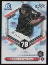 2026 Bowman #BTP-79 Kayson Cunningham Bowman Scouts' Top 100