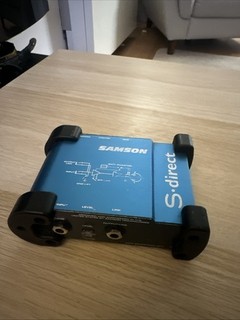 Samson S direct SD100 Active DI Box Direct Injection Guitar Bass – GTR/SPK