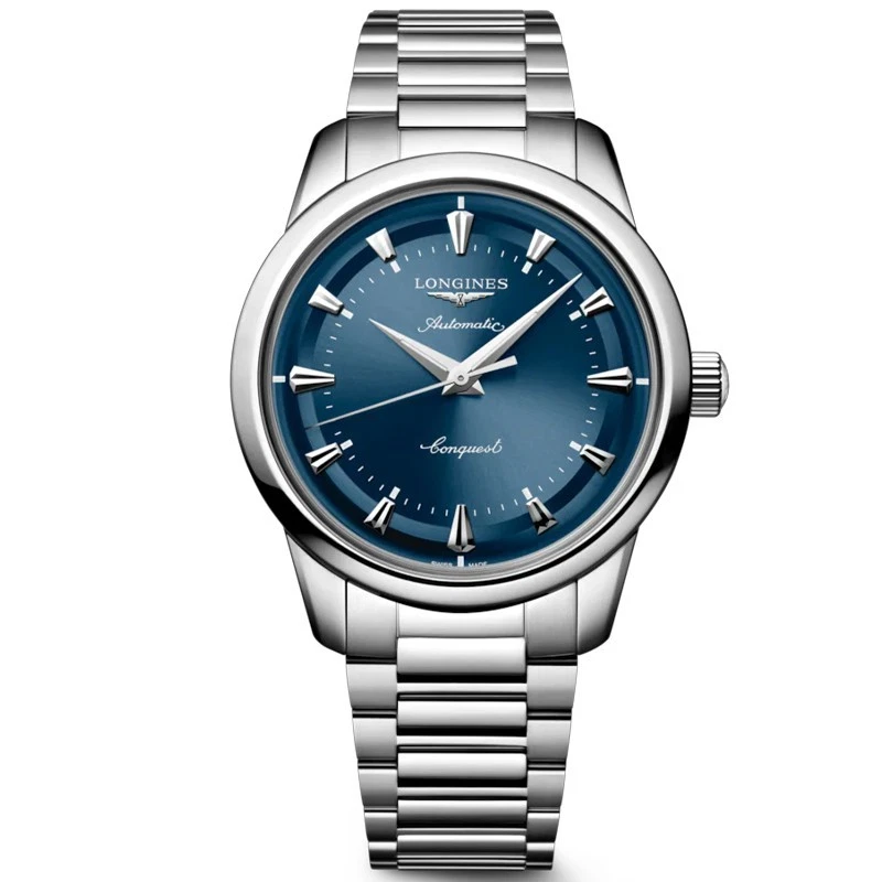 New Longines Conquest Heritage 40mm Blue Dial Men's Watch