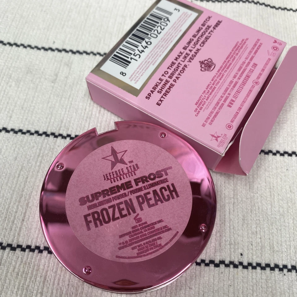 Jeffree Star Cosmetics Highlighter Powder Supreme Frost Frozen Peach - Image 3 of 3