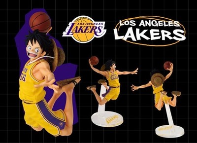 ONE PIECE Luffy NBA Lakers Figure One Piece Base Shop Limited New