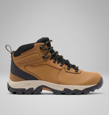 Columbia Men s Newton Ridge  Plus II Waterproof Hiking Boot, Color Elk, Black