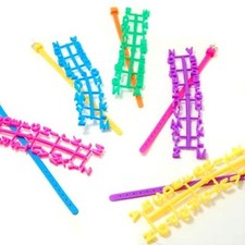 24 pcs Create your own Message Bracelet One Size Fit All Kids Party Favor Loots