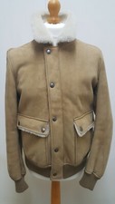 Dkny Italian Lambskin Shearling Vintage Sport Toffee Medium (rrp $1995)