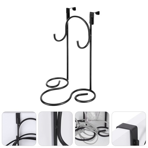 1Pc Hair Dryer Rack économies Punching Free Rack Hanging Storage for Bathroom