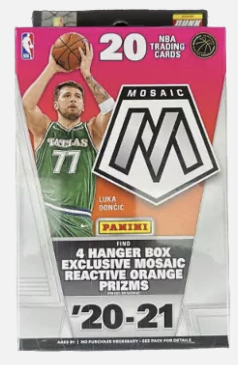 2020-21 Panini Mosaic NBA Basketball Hanger Box - Factory Sealed