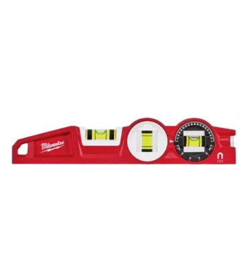Milwaukee 48-22-5210 10 in. Die cast Torpedo Level, 360 Degree Locking Vial, New