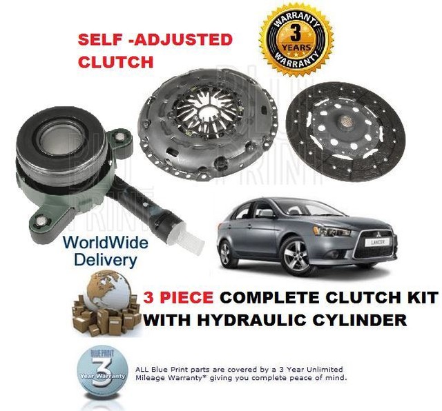 FOR MITSUBISHI LANCER 2.0DT 20072012 3 PIECE CLUTCH KIT COMPLETE WITH