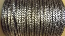 1/4" (6mm) x 100' HMPE Winch Line, Synthetic Rigging Rope, 12-Strand Braid, USA