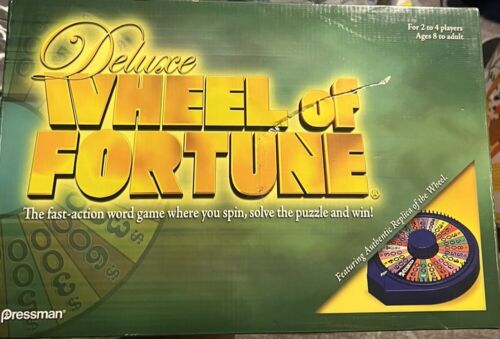 Deluxe Wheel Of Fortune Board Game Pressman 2006 - Picture 1 of 3