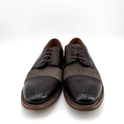 Vintage Foundry Dress Shoes Size 10 Mens Oxford Zodiac Cap 