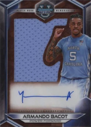 2023-24 Bowman University Best - Armando Bacot #PJR-AB