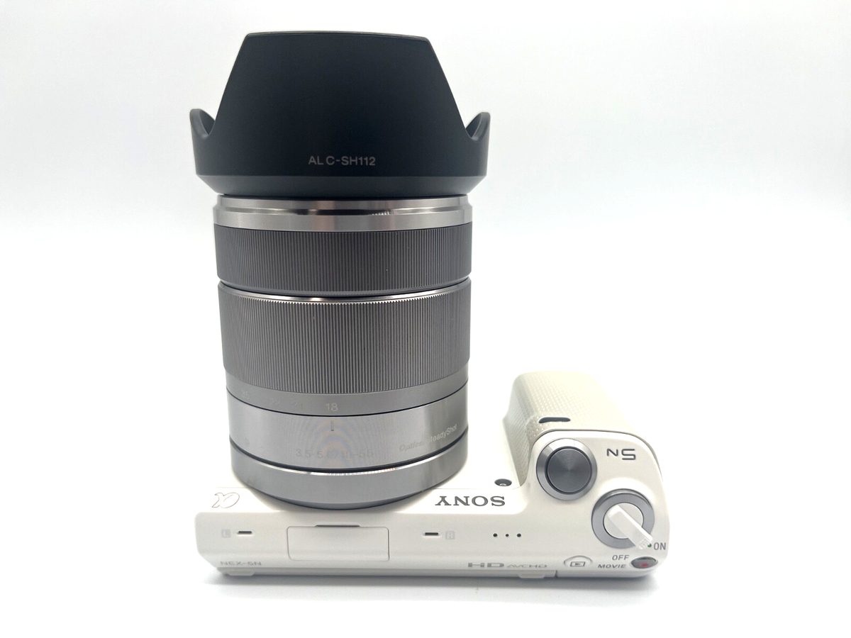 MINT] SONY NEX-5N White with Lens E 3.5-5.6/18-55 OSS From