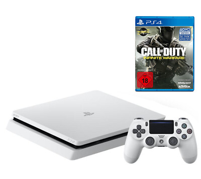 PS4 - Konsole Slim 500GB #weiß + CoD: Infinite Warfare + Original Controller